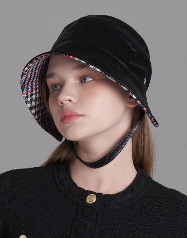 퍼플라벨 벨벳 보닛햇 오클리 블랙