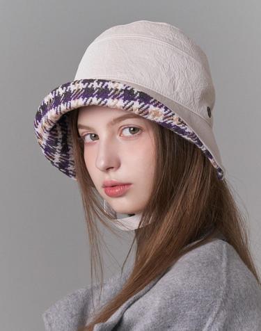 퍼플라벨 벨벳 보닛햇 오클리 아이보리