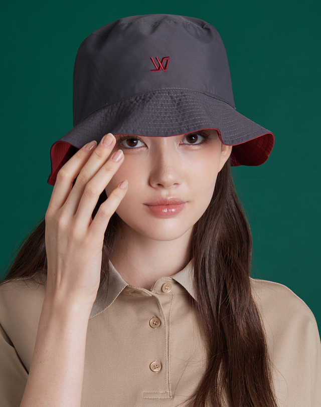 화이트샌즈 리버시블 베이직 버킷햇 벨린터 (2 colors) 착용컷