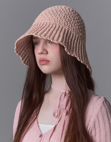 여름 웨이브 니트햇 비엘라 (4 colors)