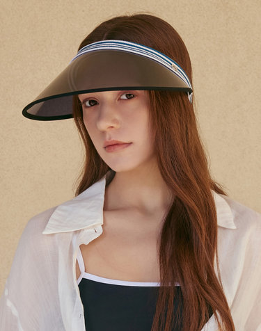 UV차단 와이드 스트라이프 썬캡 카일라 (4 colors)