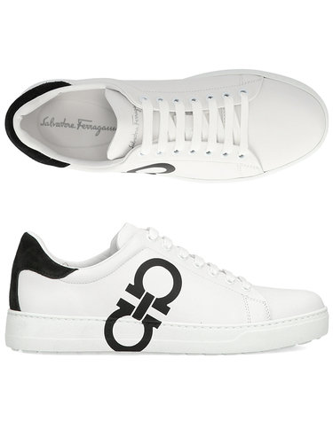 페라가모 넘버 간치니 NUMBER BIANCO OTT 747213 스니커즈