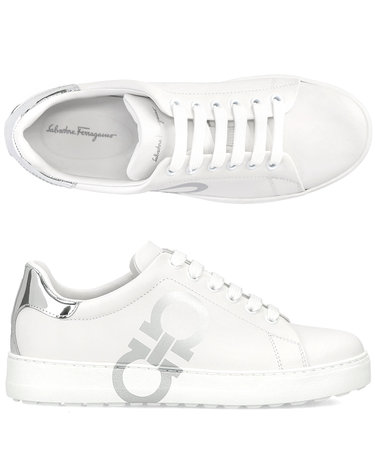 페라가모 넘버 간치니 NUMBER BIANCO OTT 747218 여성 스니커즈