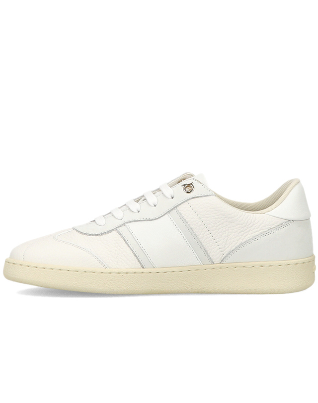 살바토레 페라가모 페라가모 로고 ACHILLE 1 BIANCO OTTICO 766117 가죽 스니커즈 착용컷