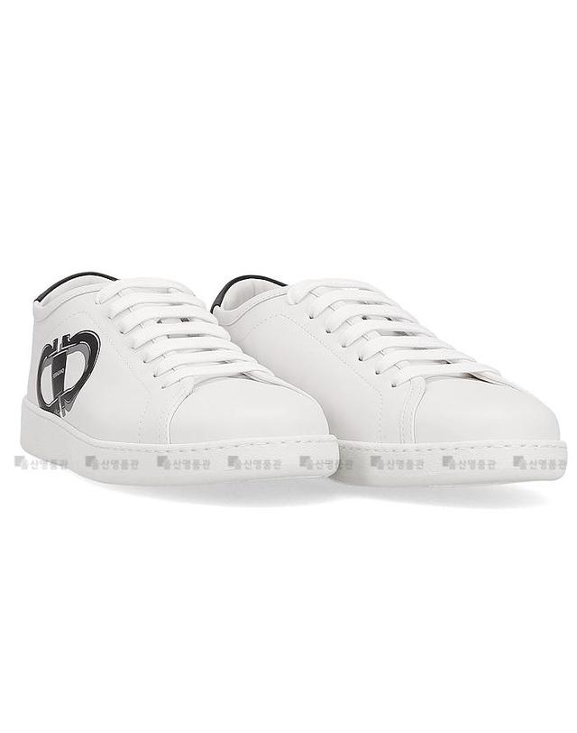 살바토레 페라가모 페라가모 간치니 BRANDY1 BIANCO OTTICO 780991 페레가모 브랜디 남성 스니커즈 운동화 착용컷
