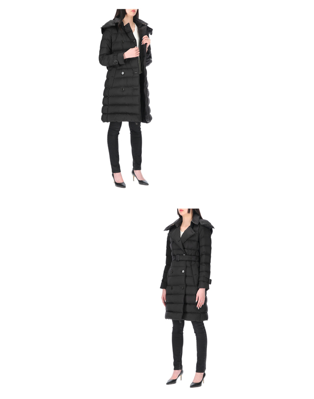버버리 버버리 애쉬윅 디태처블 8044680 W ASHWICK 패딩 코트 착용컷