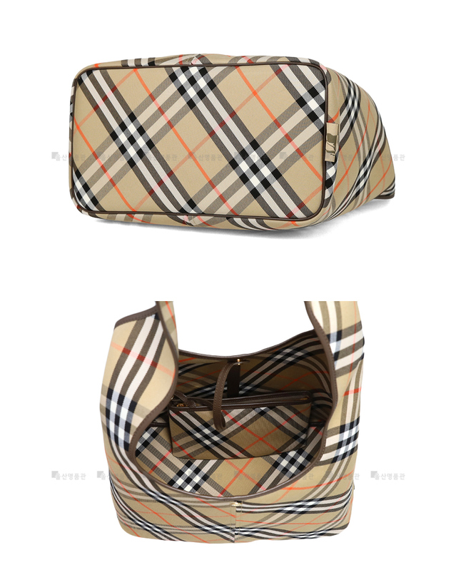 버버리 버버리 체크 라지 8094145 LL LG SHOULDER BAG CJ1 숄더백 호보백 착용컷
