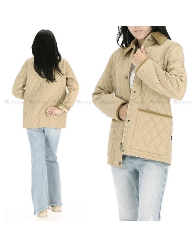 버버리 기마상 미니탭 8107464 W WW TAL 8 5 802 버버리 퀼팅 자켓 점퍼 착용컷