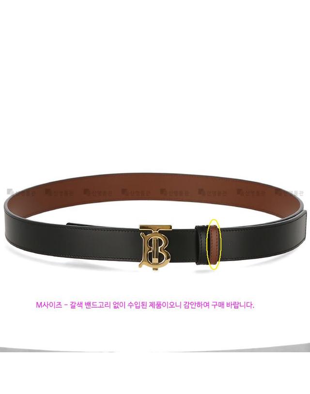 버버리 [스크래치] TB버클 p_8071834 LB TB 30 RV YSD 버버리 양면 가죽 벨트 착용컷