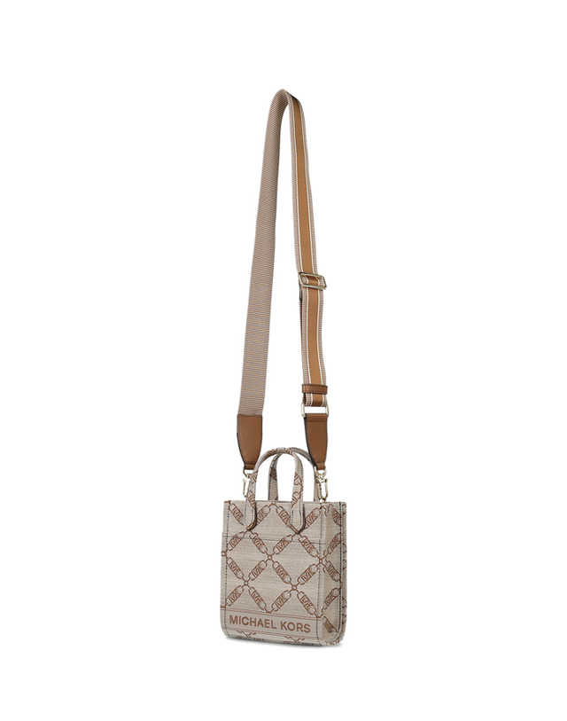 마이클 코어스 마이클코어스 마이클코어스 GIGI 미니 32F3G3GC4J 969 NATURAL LUGGAGE 토트백 크로스백 착용컷