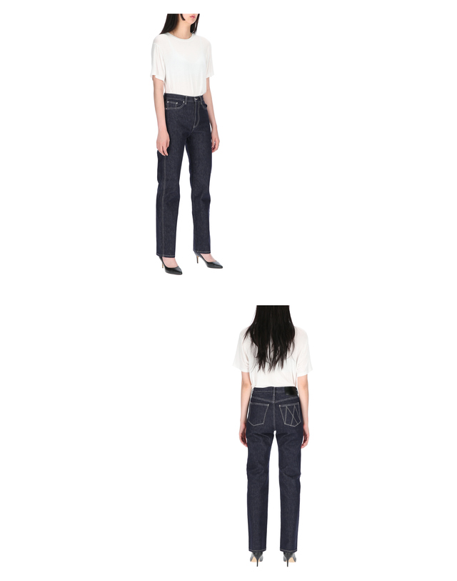 몽클레어 몽클레어 판타로네 2A00011 M2767 791 여성 데님 팬츠 착용컷
