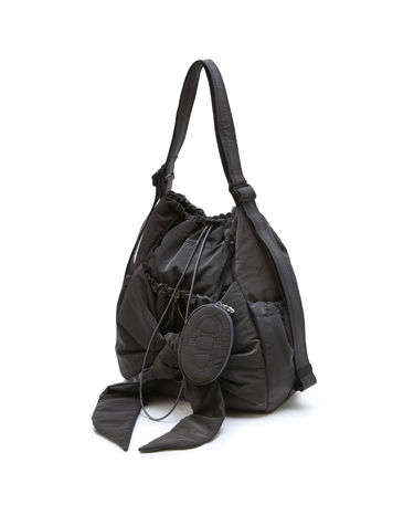 [RUBAN(르봉)] 다크그레이 리본 백팩 겸 숄더백 S