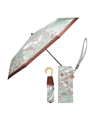 [UV차단 99.9%][TOILE DE JOUY] 그린 트왈 드 주이 3단 암막 우양산