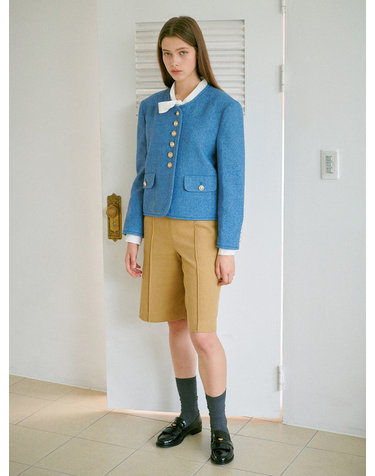 Camel Cotton Bermuda Pants 카멜 코튼 버뮤다 팬츠