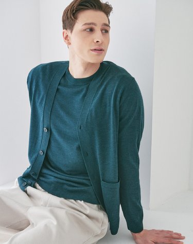[Murray Allan] 헤링본 카디건 Herringbone cardigan_KG