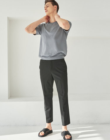 [Murray Allan]테이퍼트 스트레치 팬츠Tapered Stertch Pants(BK)