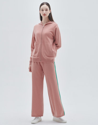 [Murray Allan] 100%캐시미어 사이드 컬러라인 팬츠Side color line pants( Apricoat)
