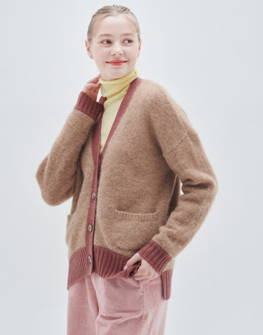 [Murray Allan]모헤어 가디건Mohair cardigan(Caramel)