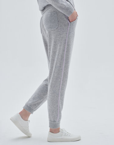 [Murray Allan] 100%캐시미어 롤엣지 조거 팬츠 Rolledge jogger pants(Light Grey)