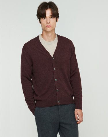 [Murray Allan] 100%캐시미어 스마트 핏 캐시미어 가디건 Smart fit Cardigan_Squirrel(SQ)