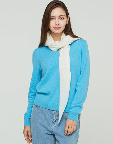 [Murray Allan] 100%캐시미어 마름모 모양 캐시미어 스카프 Rhombus Shawl_Snow(NO)