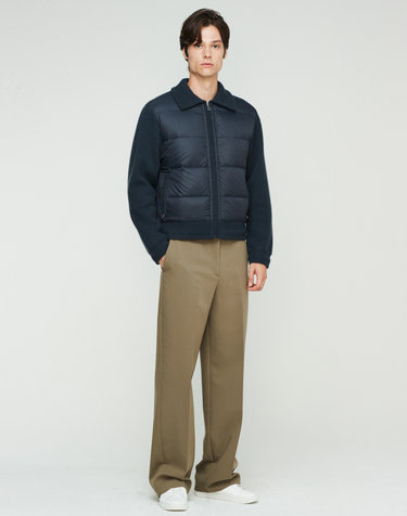 [Murray Allan]100%캐시미어 구스 다운 카라 자켓 Goose down collar jacket_Cement(CT)