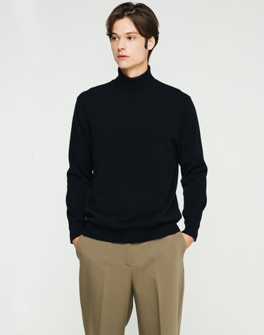 [Murray Allan] 100%캐시미어 롤넥 풀오버Rollneck Pullover_Black(BK)