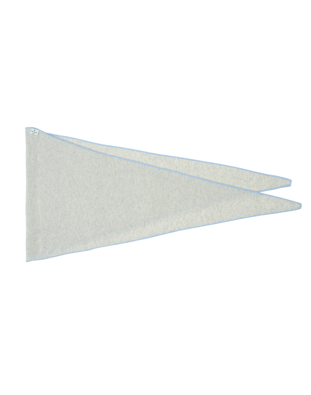 캐시미어하우스 [Murray Allan] 100%캐시미어 마름모 모양 캐시미어 스카프Rhombus Shawl_Cloud Grey(UE) 착용컷