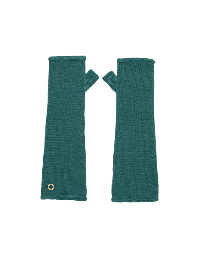 캐시미어하우스 [Murray allan] 100%캐시미어 롤엣지 포인트 암워머 Roll Edge Point Arm warmer_Pine Tree 착용컷
