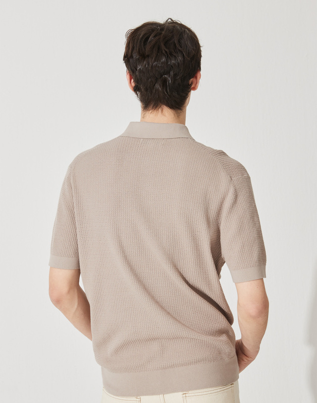 캐시미어하우스 [Murray Allan] Cool Shirt Pullover_Beige(BE) M42MPU021BE 착용컷