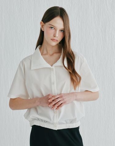 [Cashmere Class]Wing Collar Jacket_WHITE(WH) C52WJA006WH