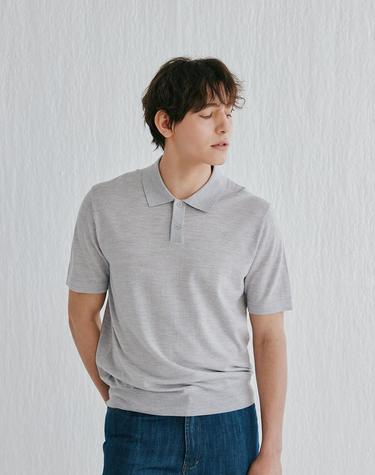 [Murray Allan]Polo shirt pullover_ Light grey(LG) M52MPU022LG