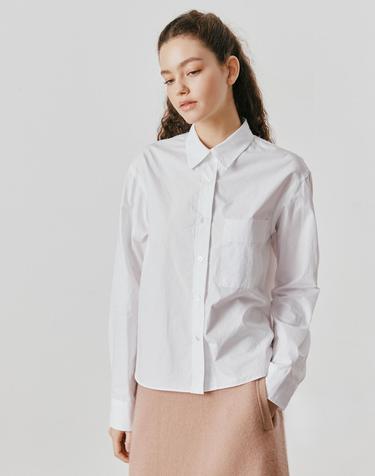 [Cashmere Class] 100%캐시미어 Clean shirts_White(WH) C53WST032WH
