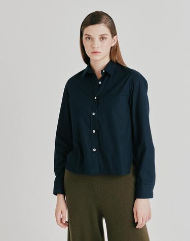 [Cashmere Class] 100%캐시미어 Clean shirts_Navy(NA) C53WST032NA