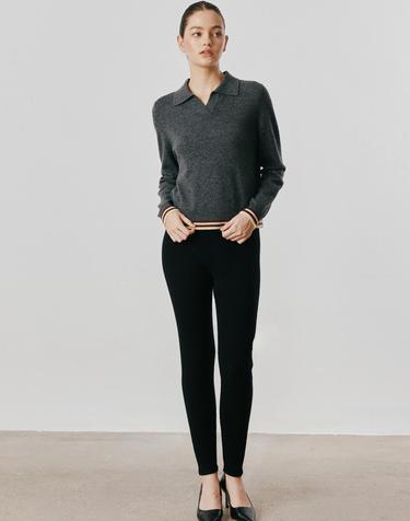 [Murray Allan] 100%캐시미어 Cashmere Leggings_Black (BK)   M53WPN035BK