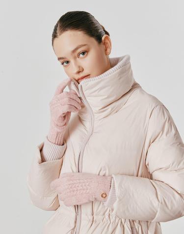 [Murray Allan] 100%캐시미어 Cable plain glove_Candy (AD) M53AGL042AD