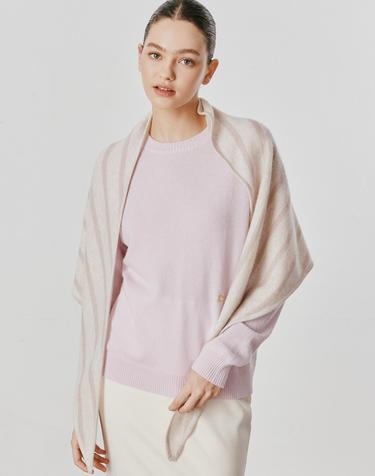[Murray Allan] 100%캐시미어 Diamond color muffler_Skin beige (SB) M53AMU045SB