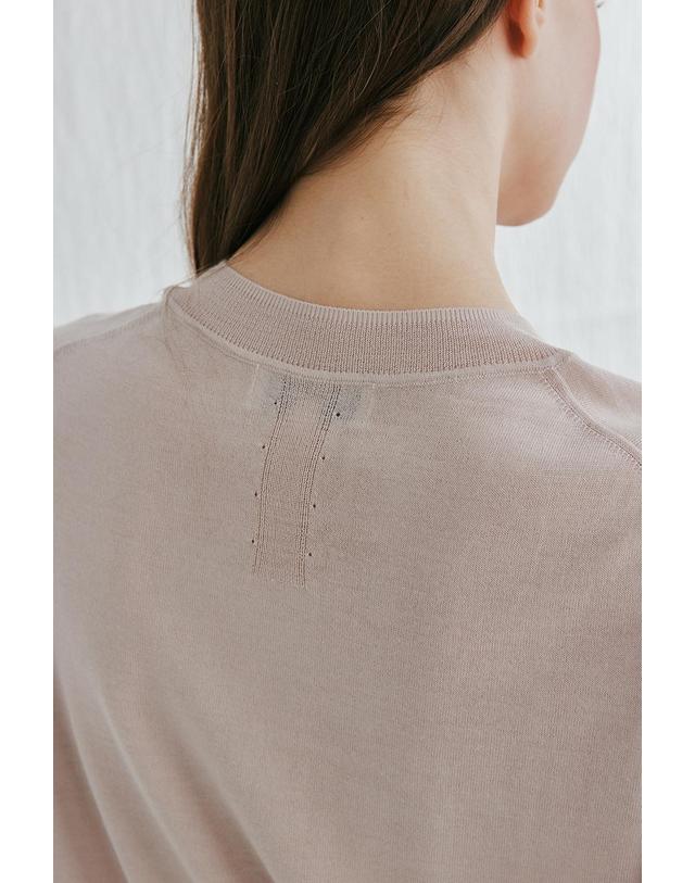 캐시미어하우스 [Murray Allan]V-neck pullover_Indy pink (IP) M52WPU008IP 착용컷