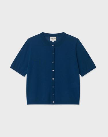 [Murray Allan] 100%울 Airy wool Round Cardigan_Ocean (OC) M62WCD012OC