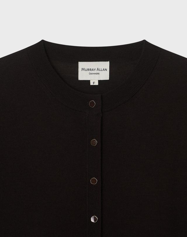 캐시미어하우스 [Murray Allan] 100%울 Airy wool Round Cardigan_Sepia (EA) M62WCD012EA 착용컷