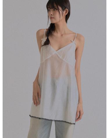 Ethereal Lace Bustier Sheer Dress_White