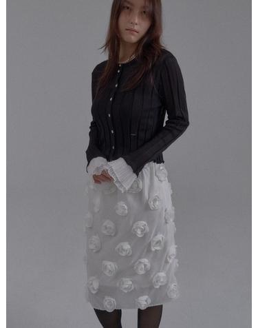 Pure Elegance Knit Cardigan_Black