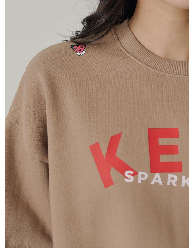 쏘리투머치러브 [인플루언서 세영 w/] Red Keep Fleece MTM_Brown 착용컷