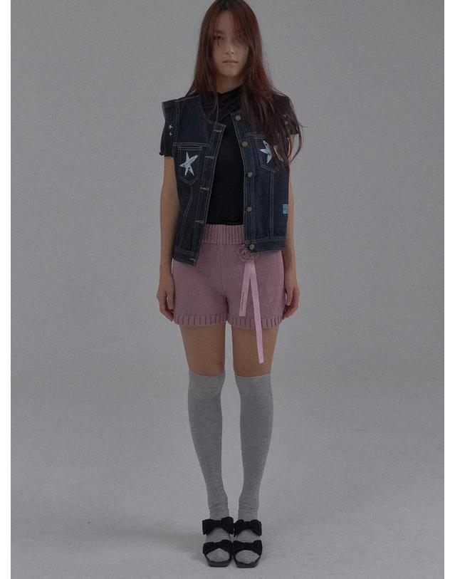 쏘리투머치러브 Rosette Crochet Flower Knit Bloomers_Pink 착용컷
