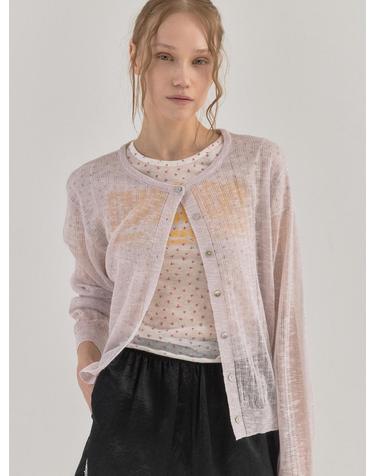 Serena Knit  Sunshine Cardigan_Lavender