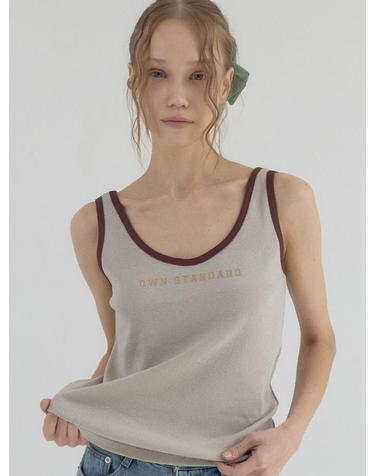 Muted Tone Essential Tank_Beige