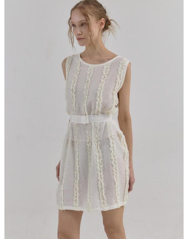 쏘리투머치러브 Soft Veil Garden Lace Dress_Cream 착용컷