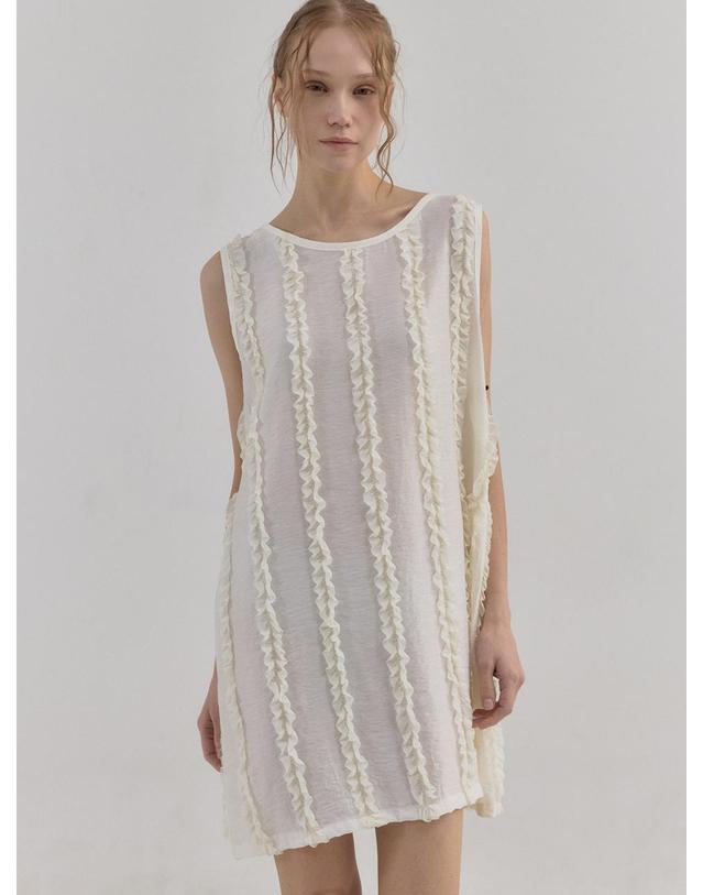 쏘리투머치러브 Soft Veil Garden Lace Dress_Cream 착용컷