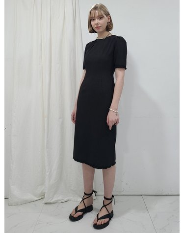 핀턱 린넨 (미디)드레스(3size) pin tuck midi linen midi dress	