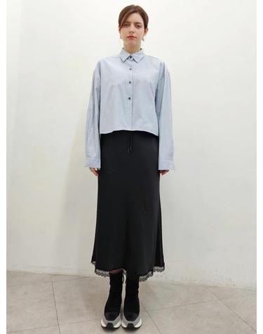 블루 스트라이프 셔츠  Blue stripe shirt